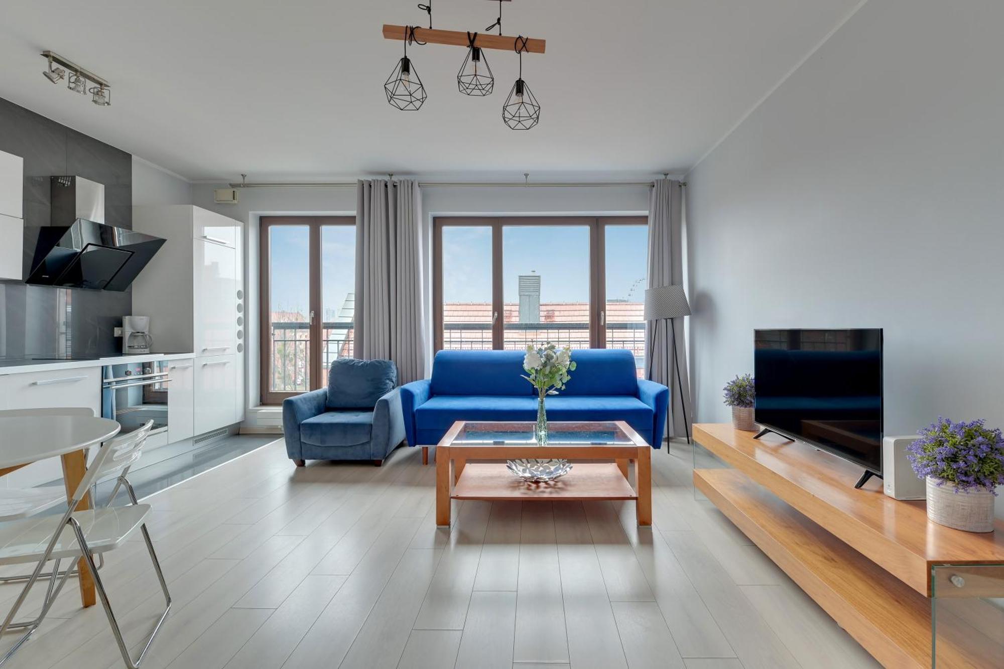 Appartement Blue Mandarin Marina à Gdańsk Chambre photo
