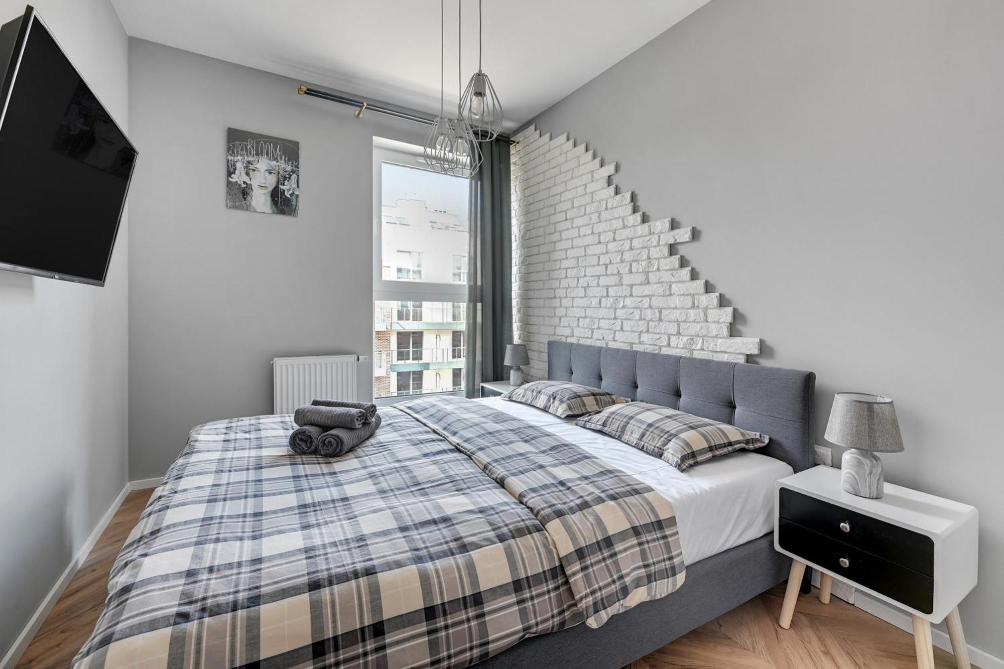 Appartement Blue Mandarin Marina à Gdańsk Chambre photo