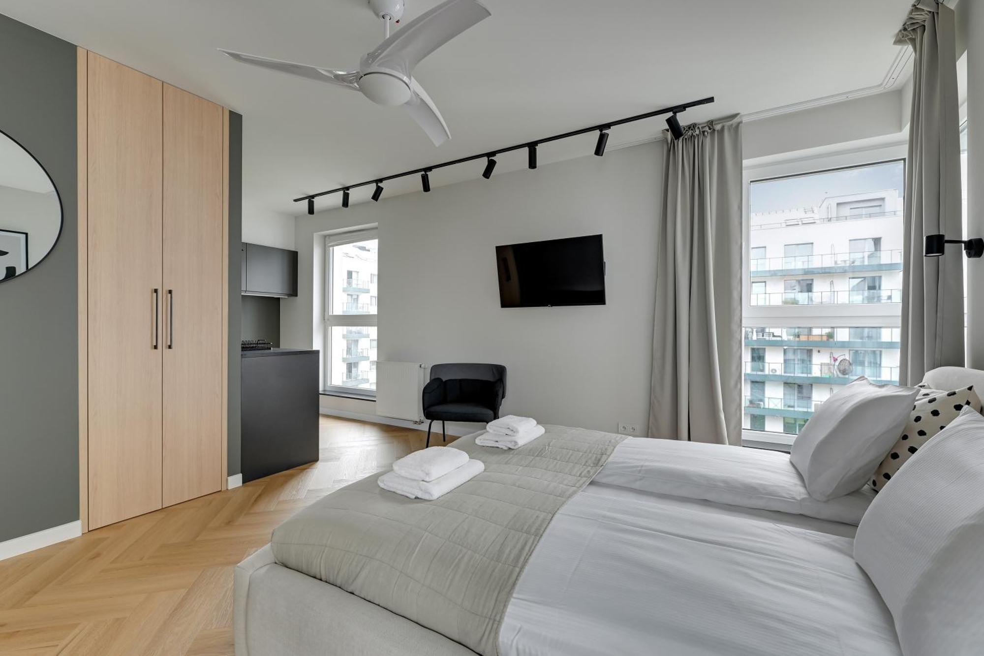 Appartement Blue Mandarin Marina à Gdańsk Chambre photo