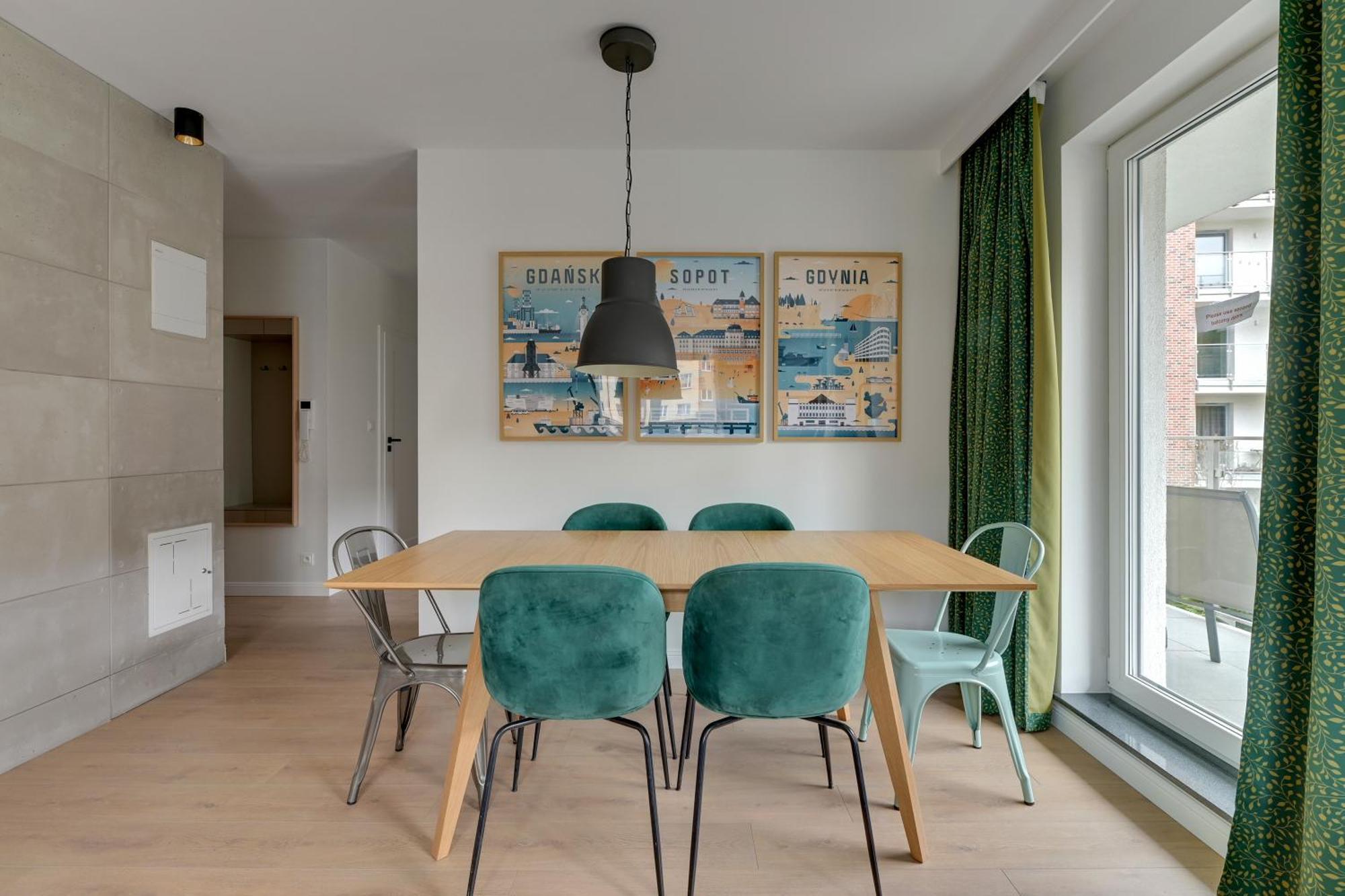 Appartement Blue Mandarin Marina à Gdańsk Chambre photo