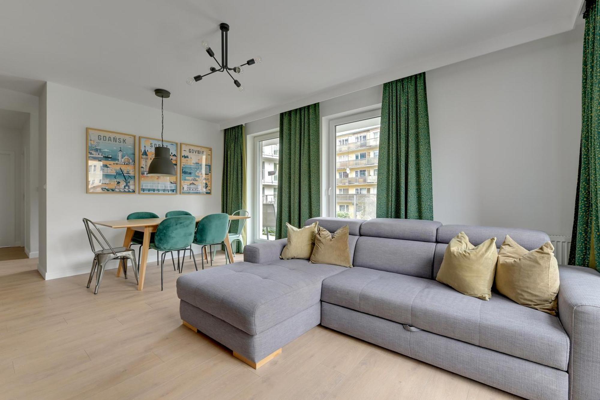 Appartement Blue Mandarin Marina à Gdańsk Chambre photo